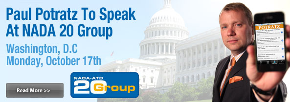 Paul Potratz To Speak at NADA 20 Group