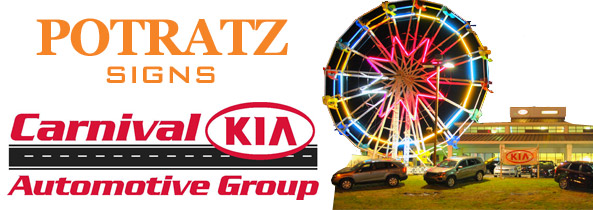 Potratz Signs Carnival Kia