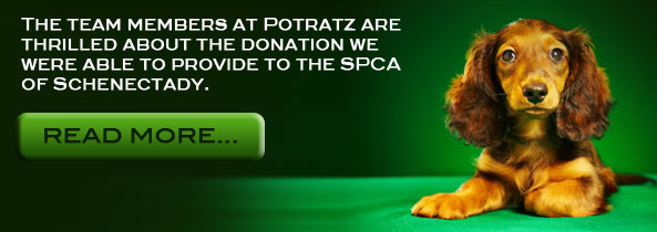 Potratz Donates to the SPCA of Schenectady