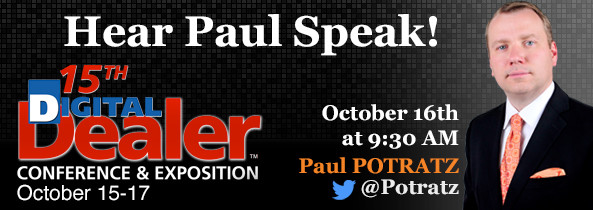 Paul To Speak At 15th Digital Dealer Conference & Exposition