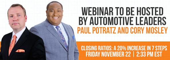 Webinar to be Hosted by Automotive Leaders Paul Potratz and Cory Mosley